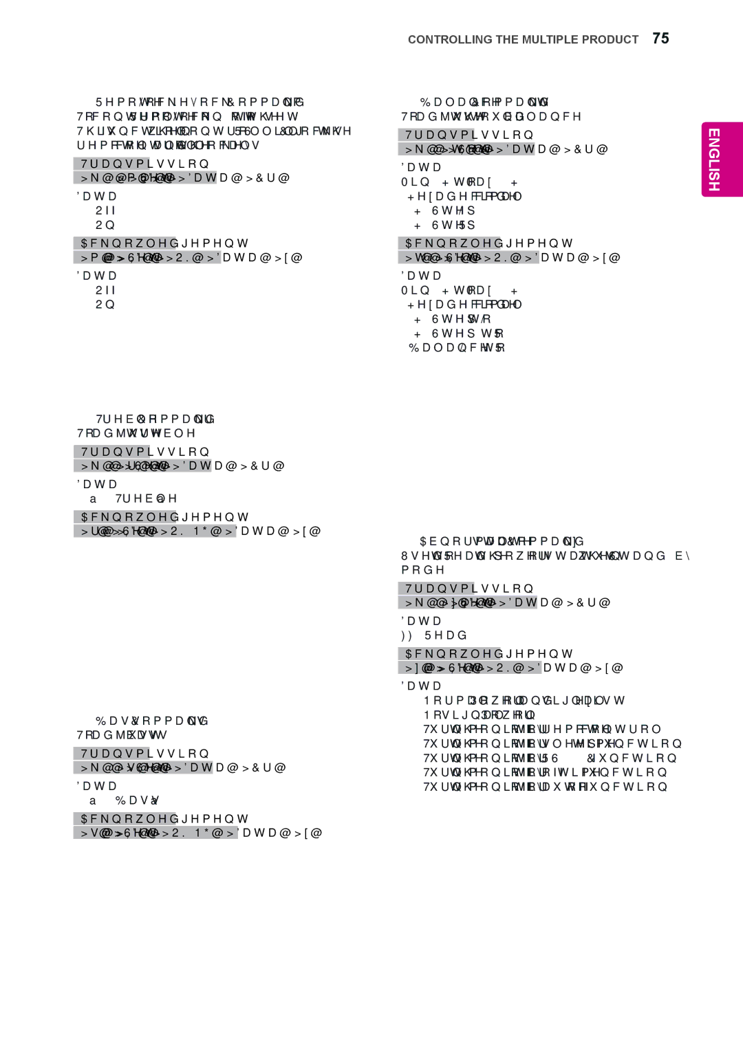 LG Electronics 47WS50MS, 42WS50MS owner manual English 