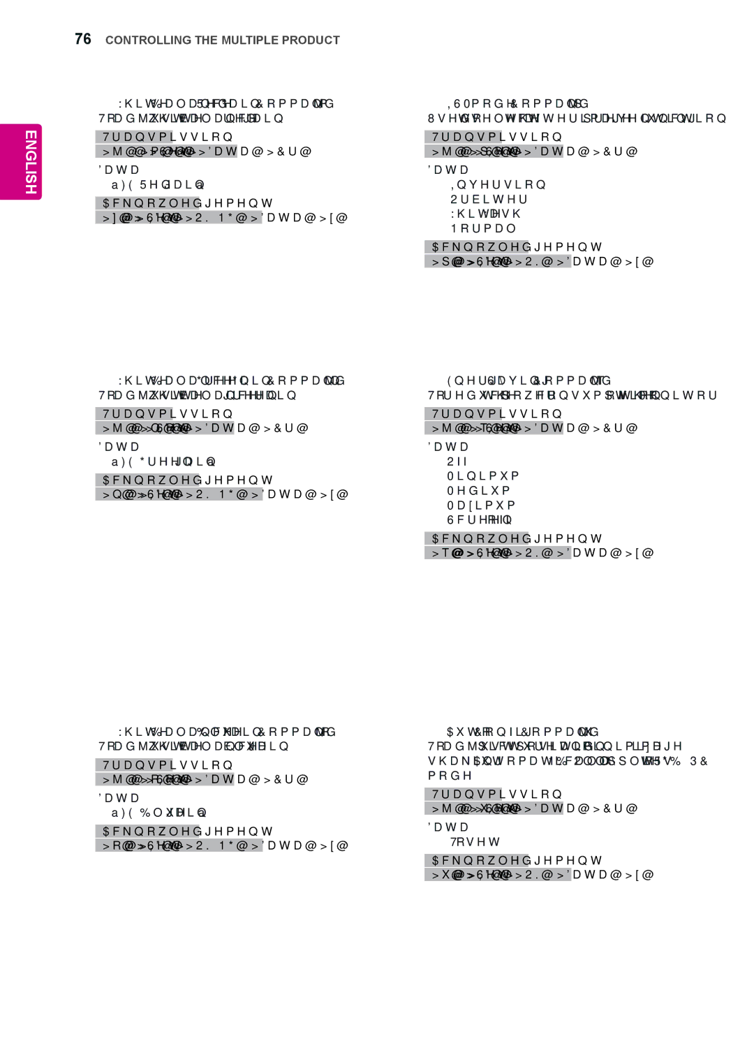 LG Electronics 42WS50MS, 47WS50MS owner manual Used to select the afterimage preventing function 