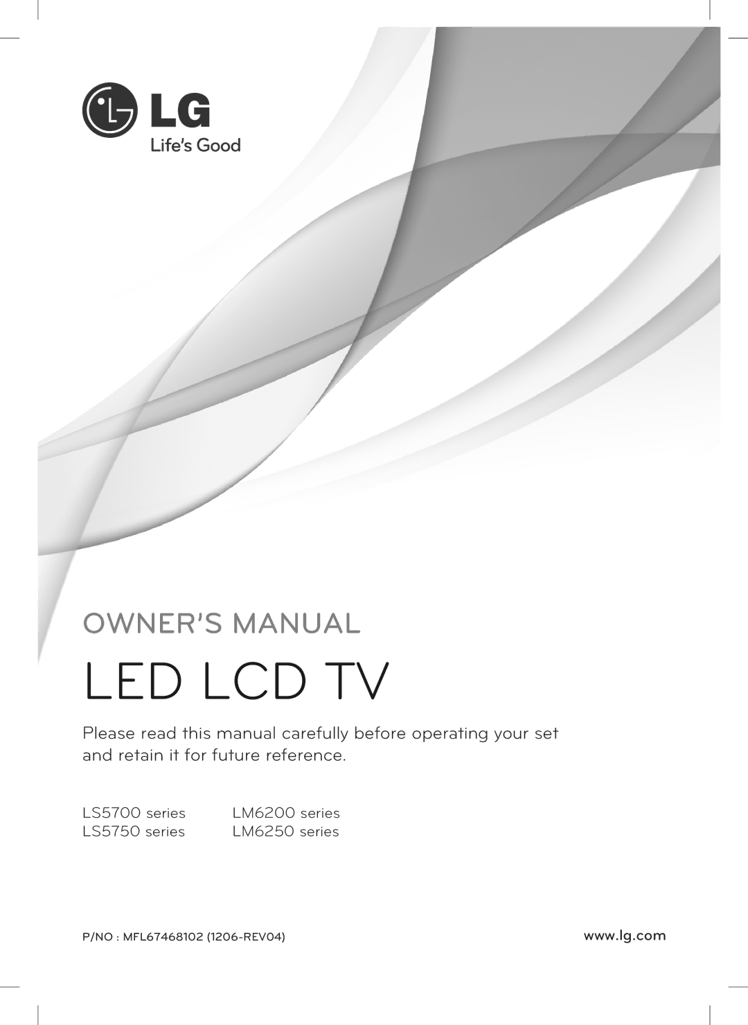 LG Electronics 47LS5700, 42LS5700 owner manual Led Lcd Tv 