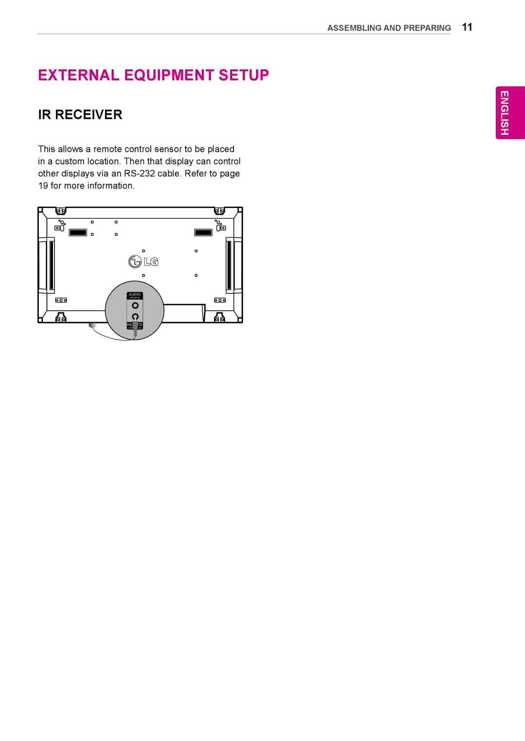 LG Electronics 47WV30MS, 47WV30BS, 47WV30-BAAL, 47WV30BR, 47WV30-BAAM owner manual External Equipment Setup 