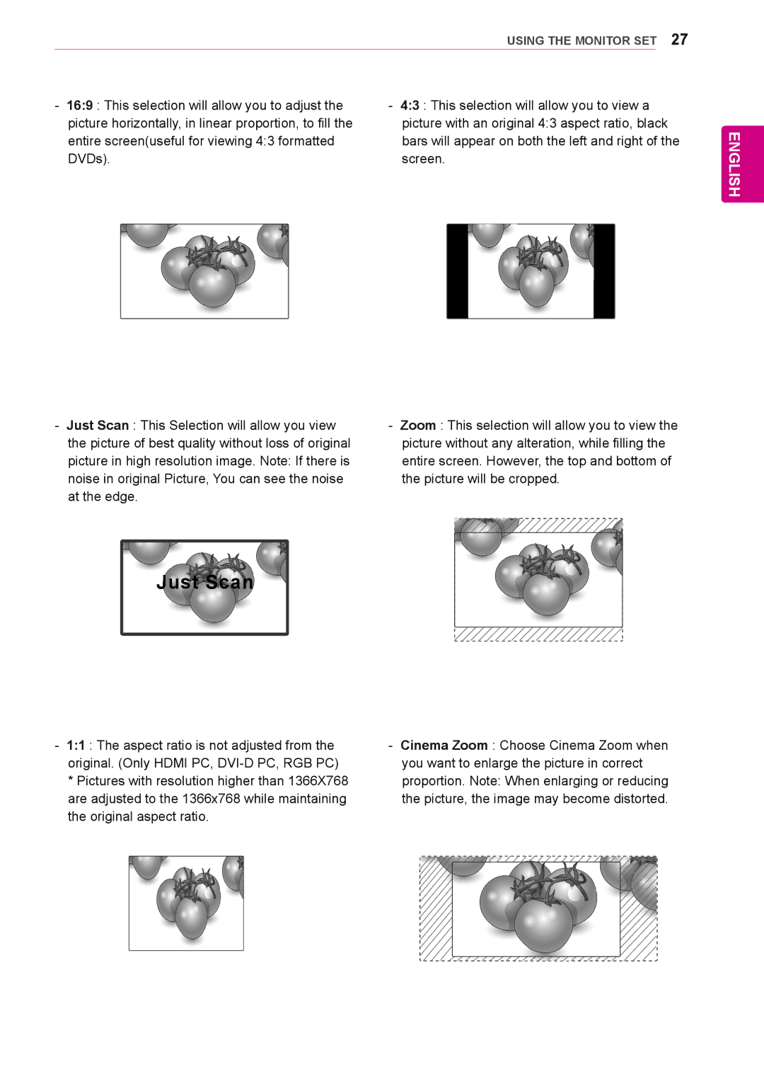 LG Electronics 47WV30-BAAL, 47WV30BS, 47WV30MS, 47WV30BR, 47WV30-BAAM owner manual Just Scan 