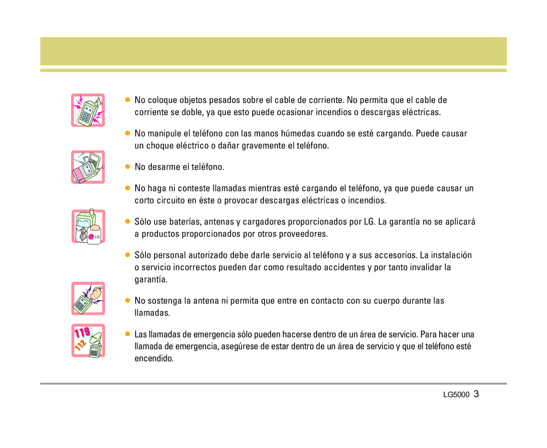 LG Electronics manual LG5000 