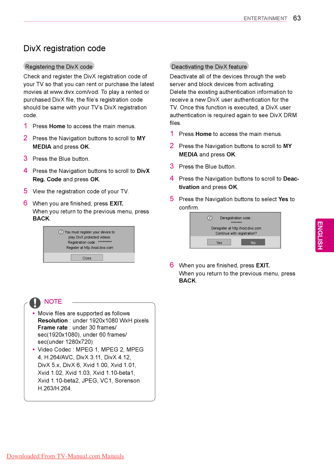 LG Electronics Gently wipe the spots on the cabinet with the polishing cloth. Only 42PT25**, 50/60PZ55**, 50PV35** Yes No 