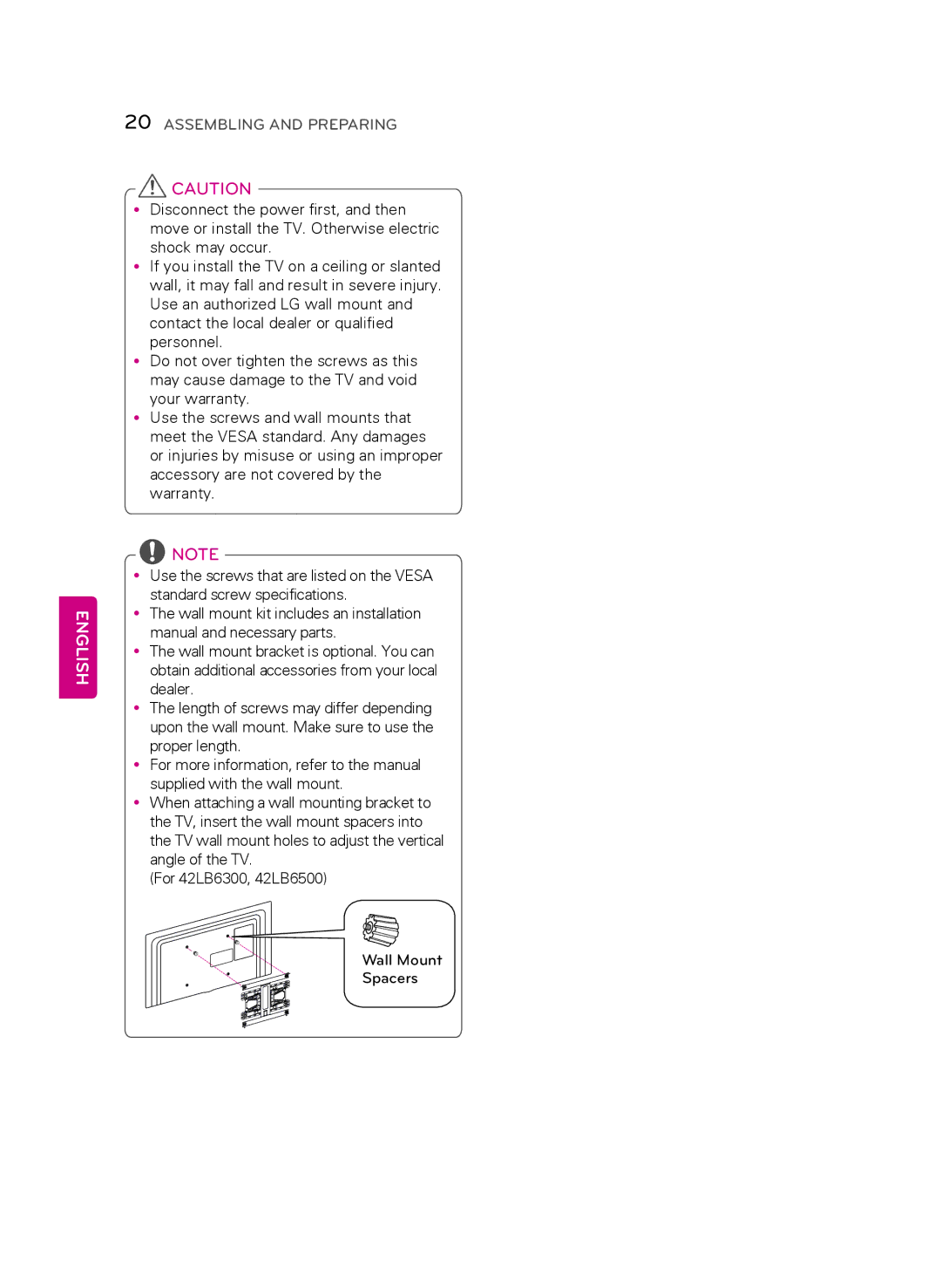 LG Electronics 50LB6300 owner manual English 