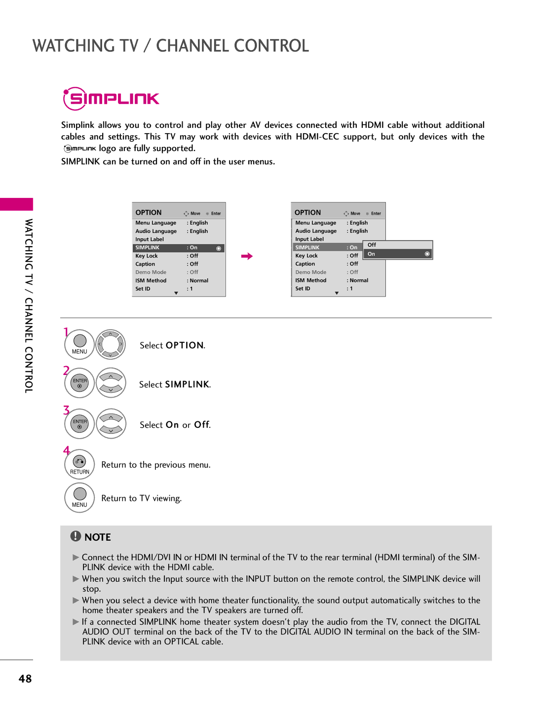 LG Electronics 50PS70, 60PS70 owner manual Watching TV / Channel 