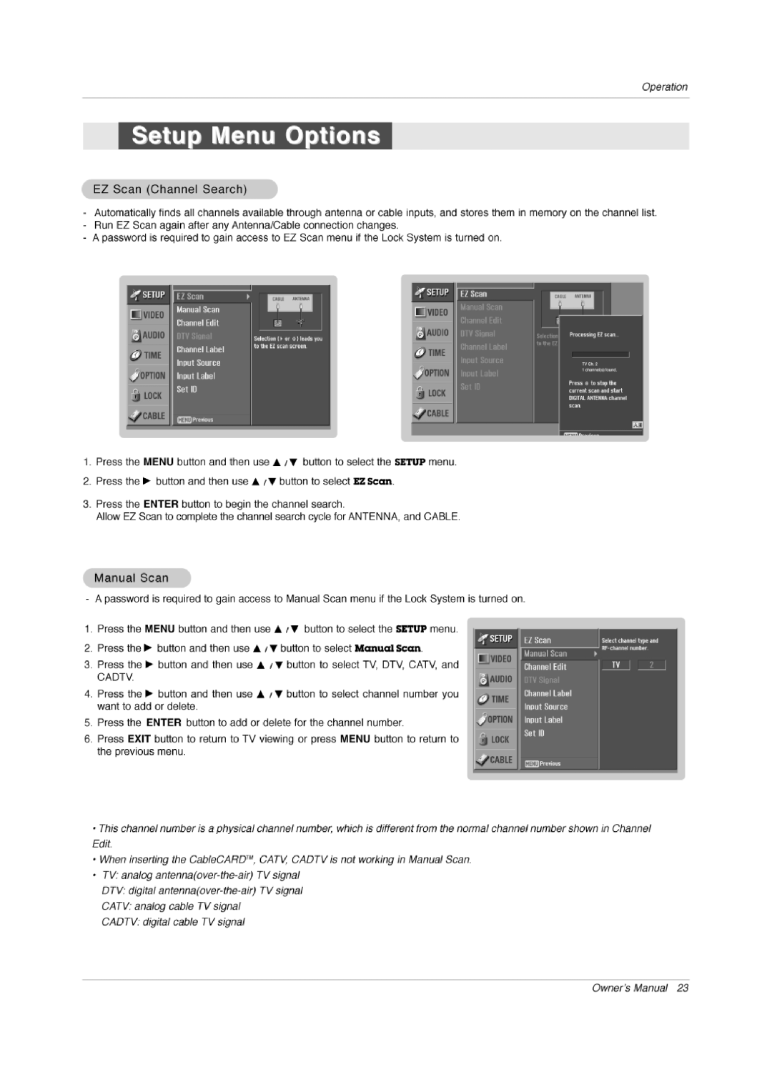 LG Electronics 50PX1DH owner manual 