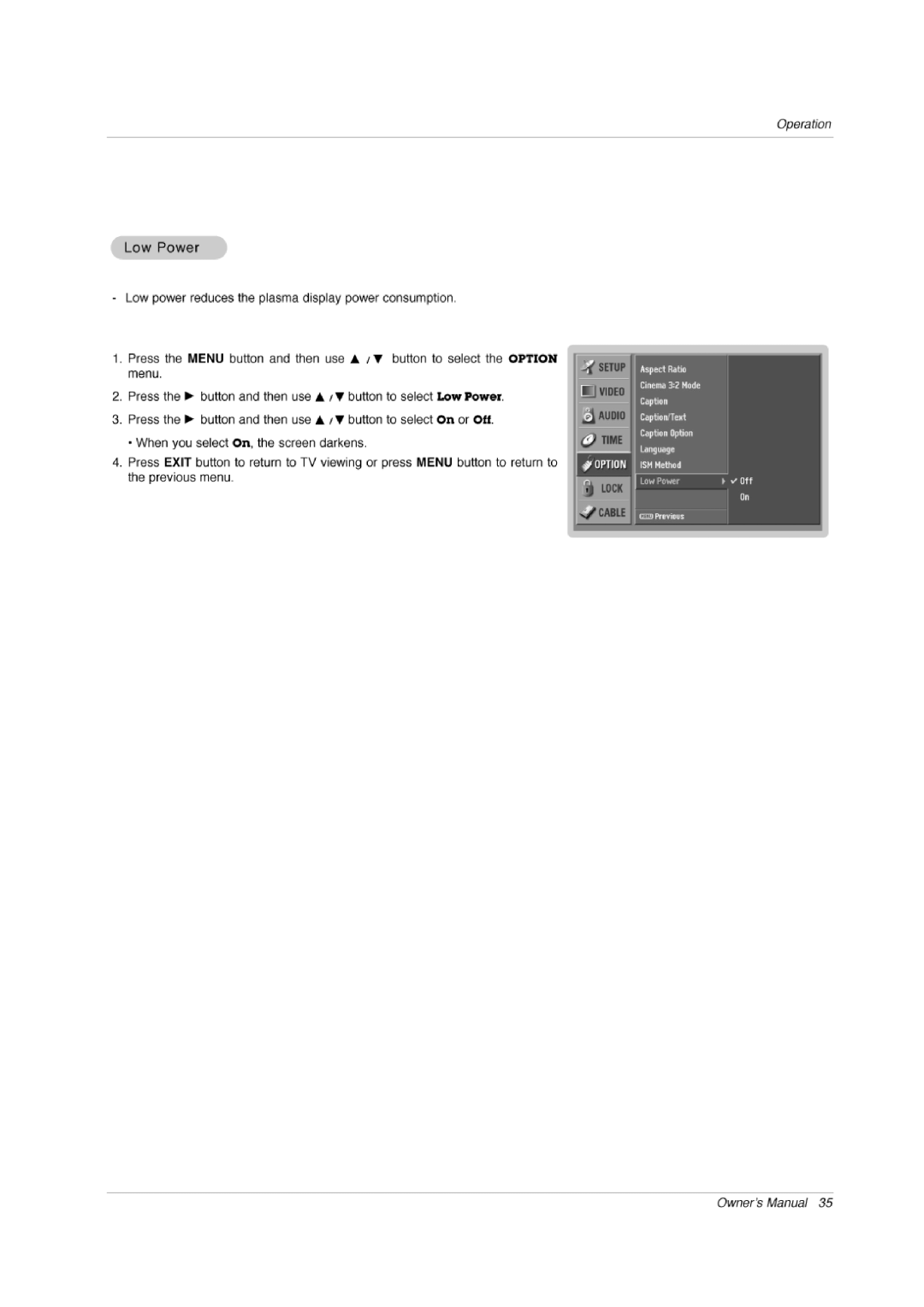 LG Electronics 50PX1DH owner manual 