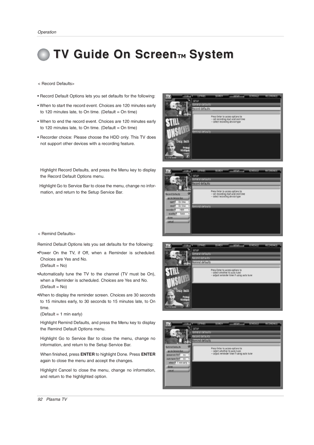 LG Electronics 50PY2DRH-UA, 50PX4DRH-UA, 60PY2DRH-UA owner manual TV Guide On ScreenTM System 