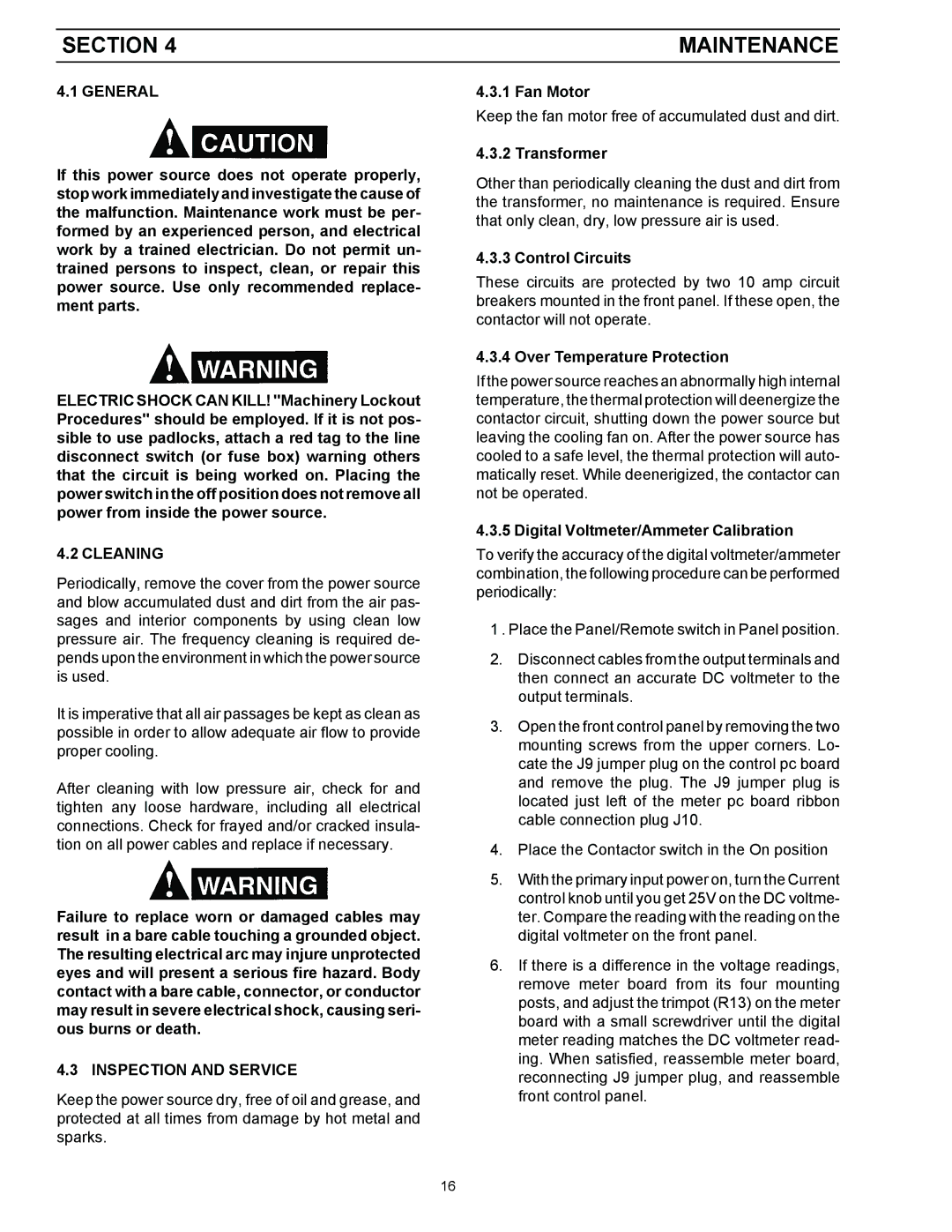 LG Electronics 553cc, 453cc instruction manual Maintenance, Cleaning, Inspection and Service 