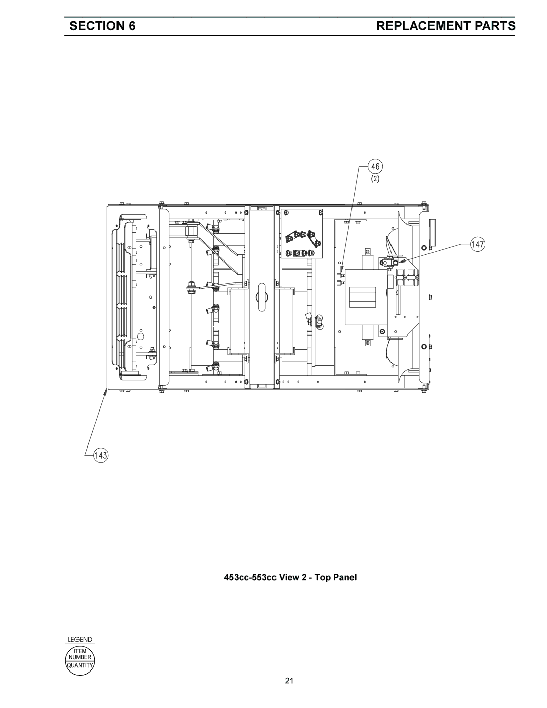 LG Electronics instruction manual 453cc-553cc View 2 Top Panel 