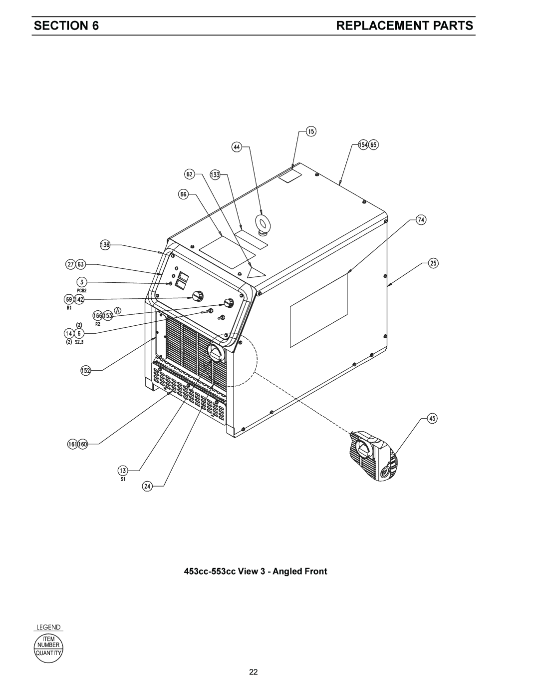 LG Electronics instruction manual 453cc-553cc View 3 Angled Front 