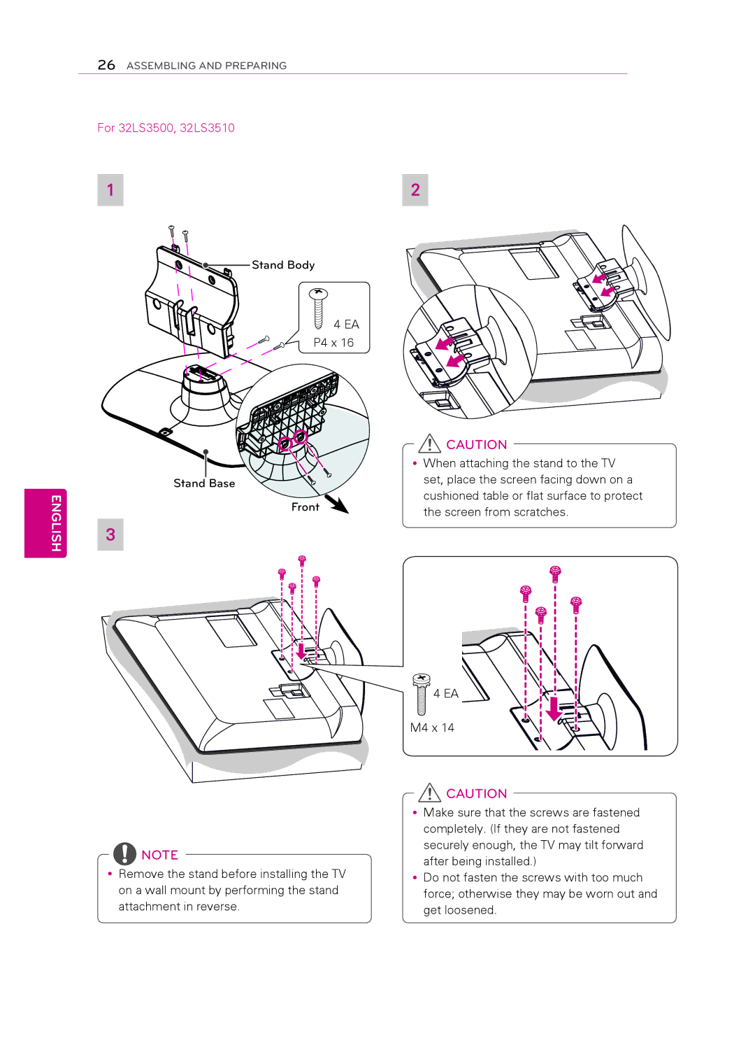 LG Electronics 32CS461, 55LS4500, 47LS4500, 42CS530, 42CS560, 32CS560 3, 7CS560 owner manual Front 