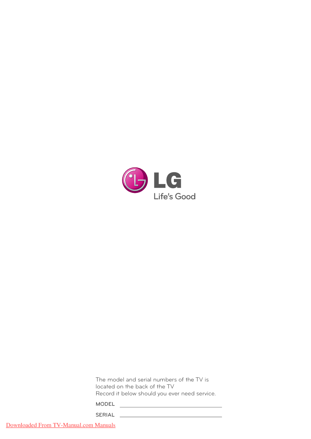 LG Electronics 42LK450, 55LV5300, 55LW5000, 55LV355C, 55LV355B, 55LV3500, 50PZ200, 50PW350R, 50PW350U, 47LV355B Model Serial 