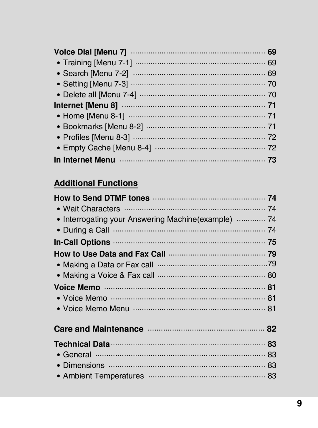 LG Electronics 600 user manual Additional Functions 