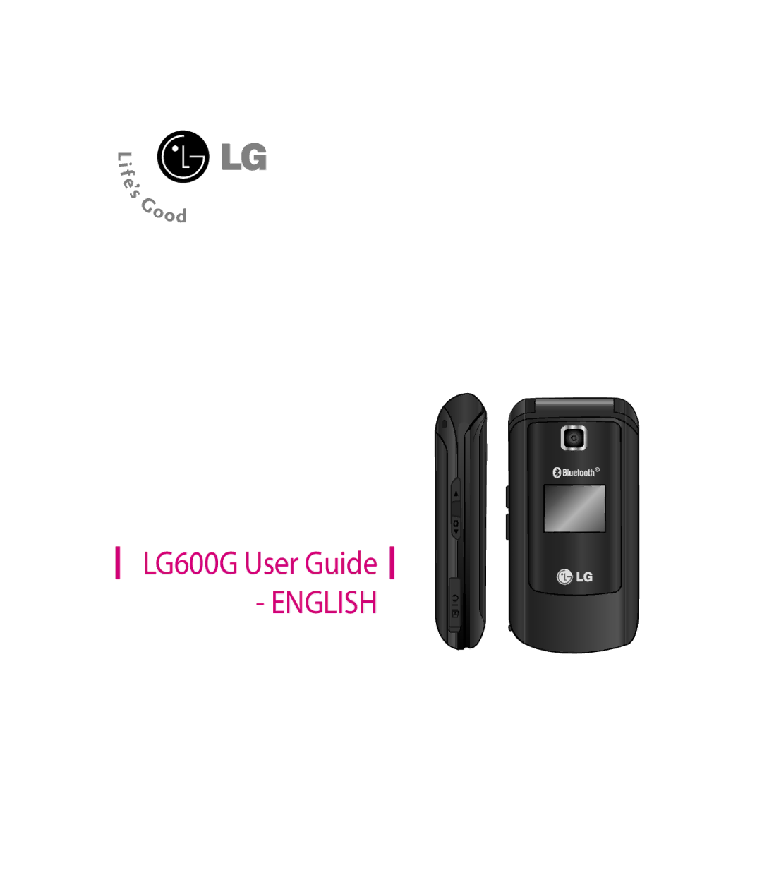 LG Electronics 600G manual English 