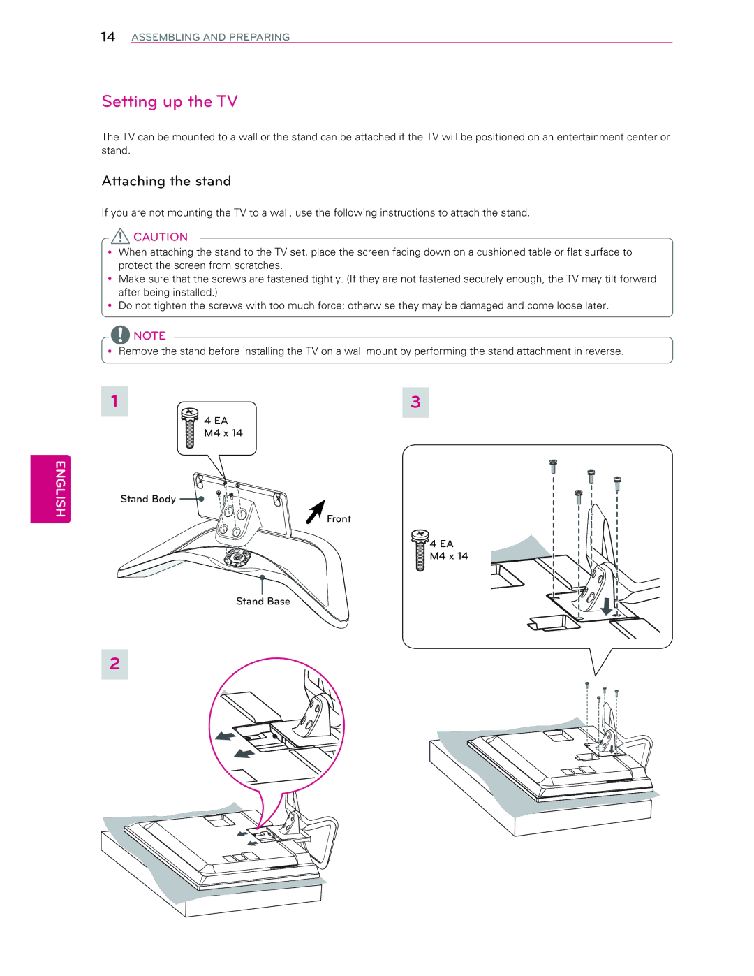 LG Electronics 60LA6200 owner manual Vwdqg, SurwhfwWkhVfuhhqIurpVfudwfkhv, DiwhuEhlqjLqvwdoohg 