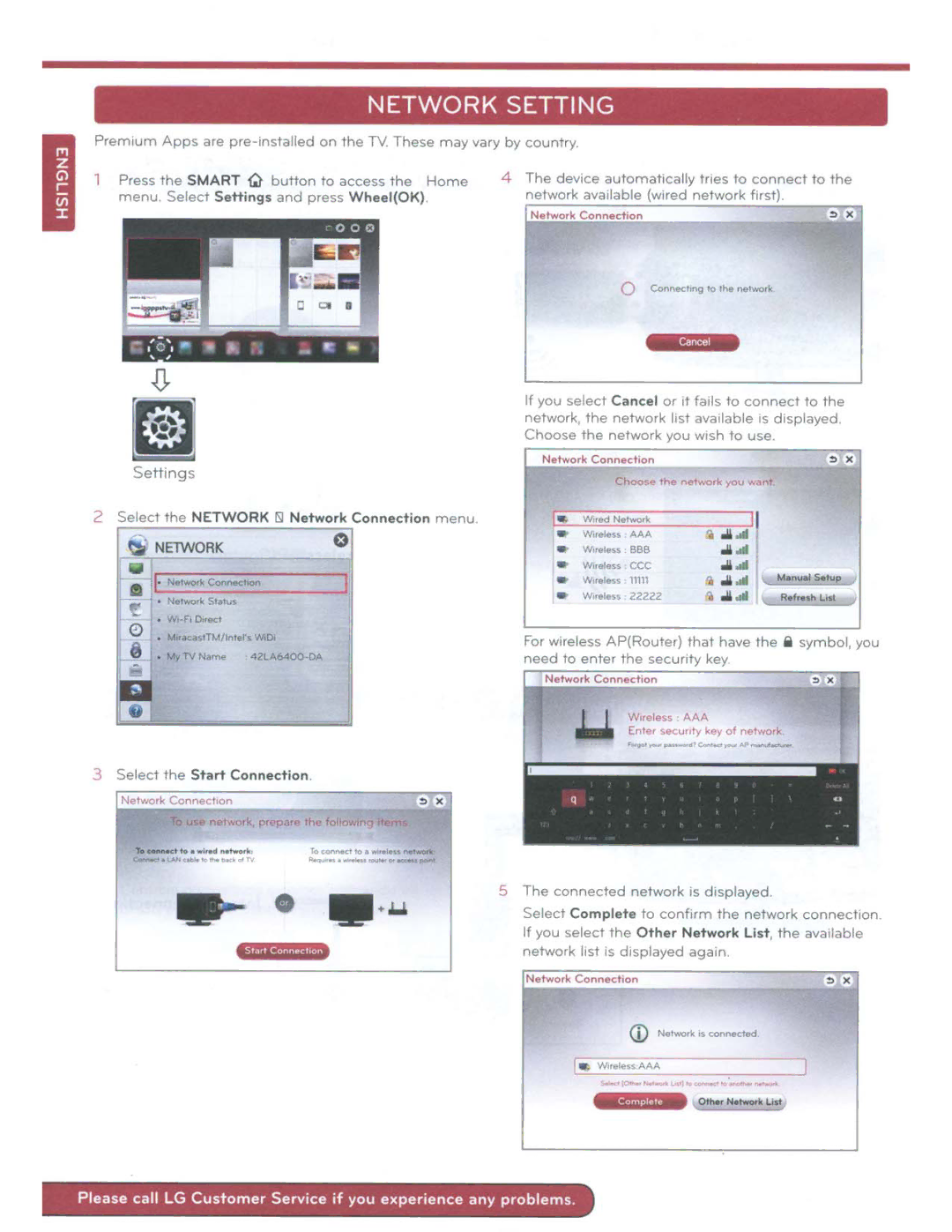 LG Electronics 60LA6200 owner manual ·.U 