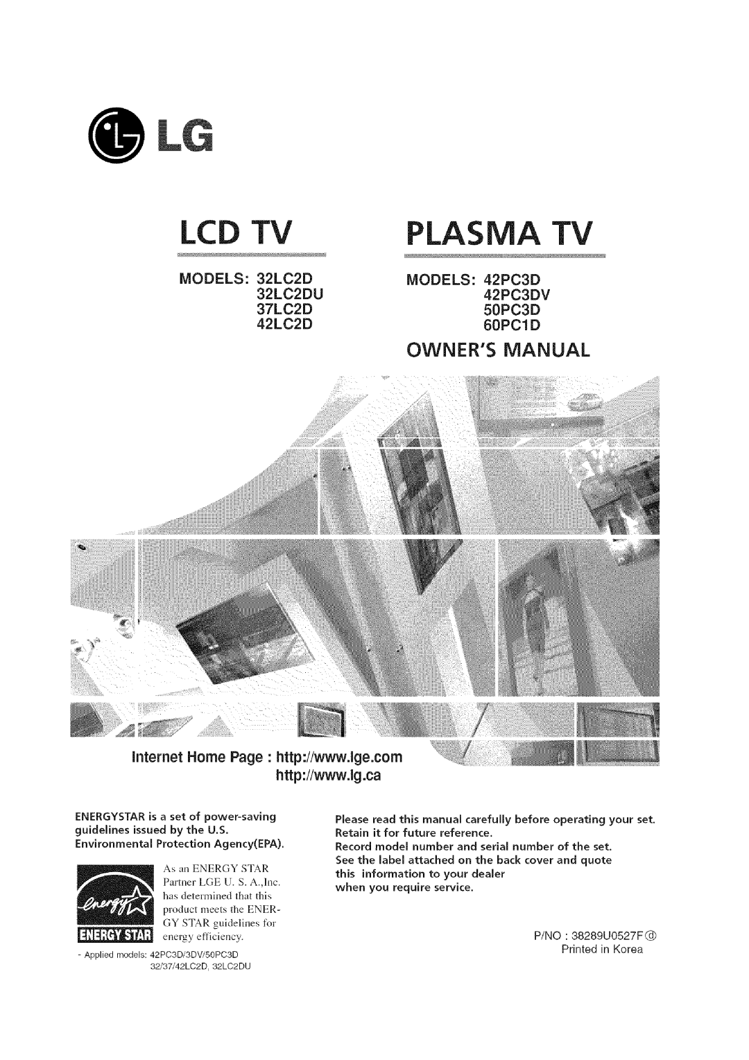 LG Electronics 60PCLD owner manual Las 