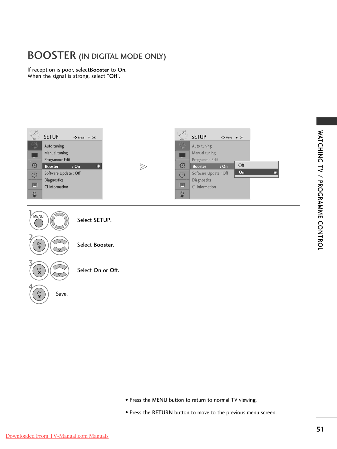 LG Electronics 19LS4D, 60PG3042PG20, 50PG20, 42PG30, 42PG10, 42LG30, 37LG50, 37LG30, 32LG30, 32LG50, 26LG30 Select Booster, Save 