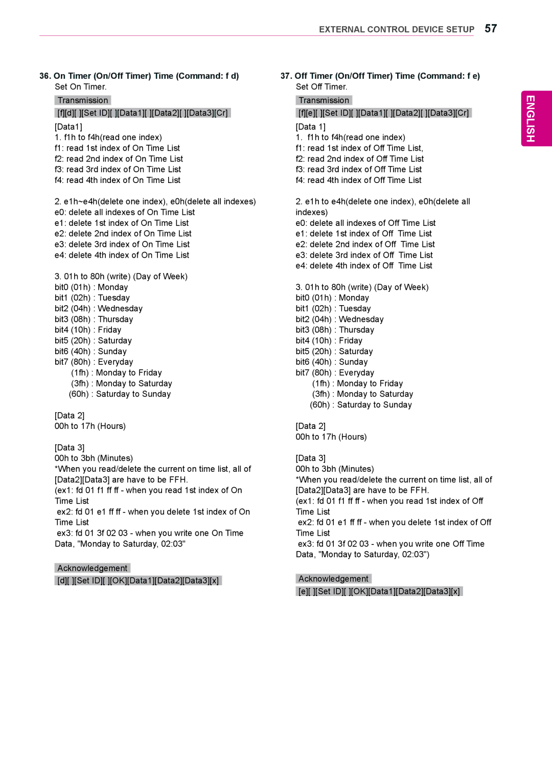 LG Electronics 65VS10 owner manual Time List 