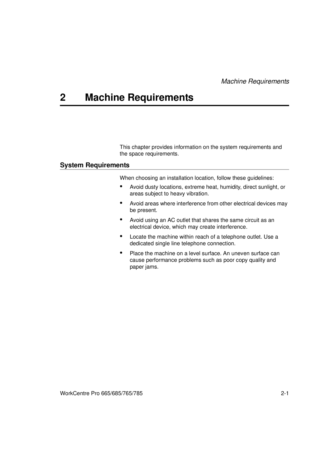 LG Electronics 665, 765, 785, 685 manual Machine Requirements, System Requirements 