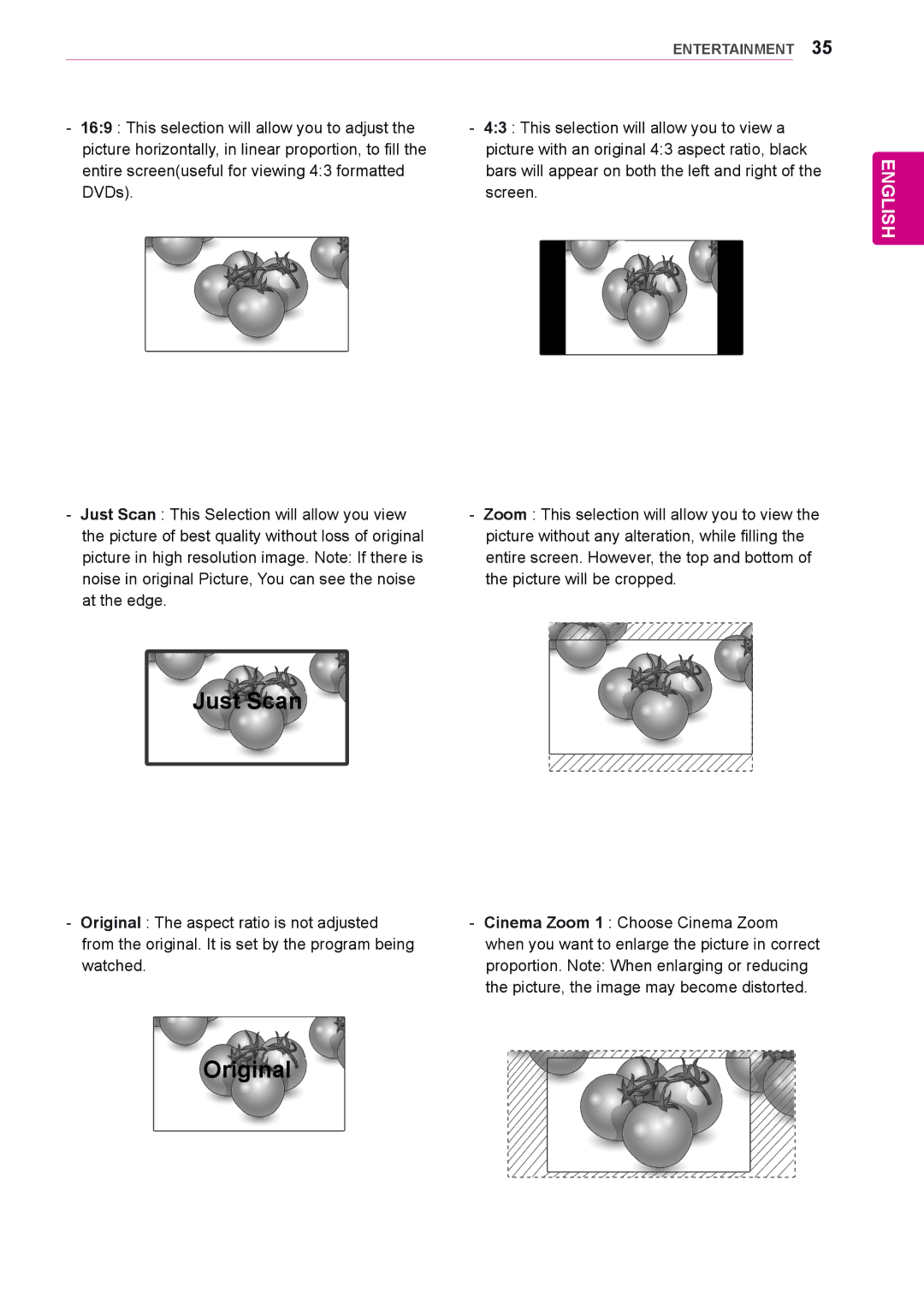 LG Electronics 84WS70MS owner manual Just Scan, Original 