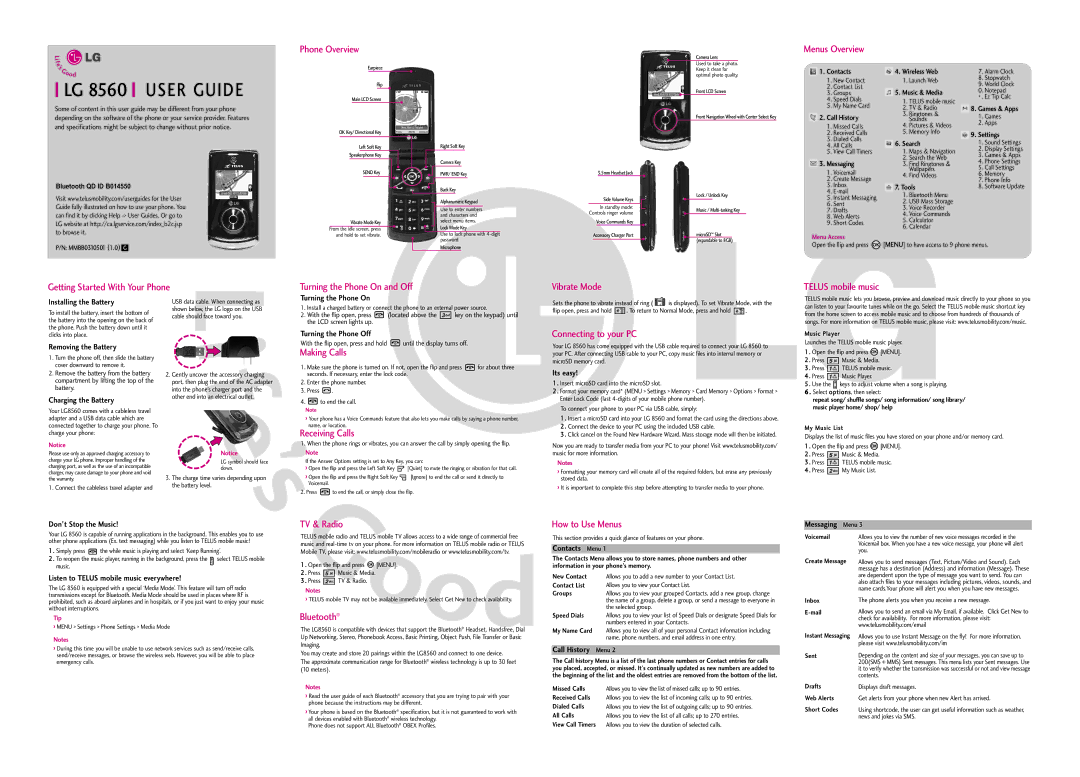 LG Electronics 8560 specifications Installing the Battery, Removing the Battery, Charging the Battery, Its easy 