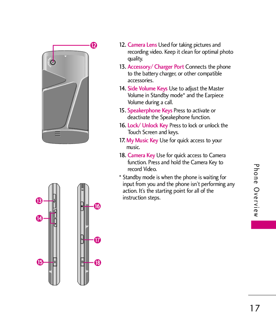 LG Electronics 8575 manual My Music Key Use for quick access to your music 