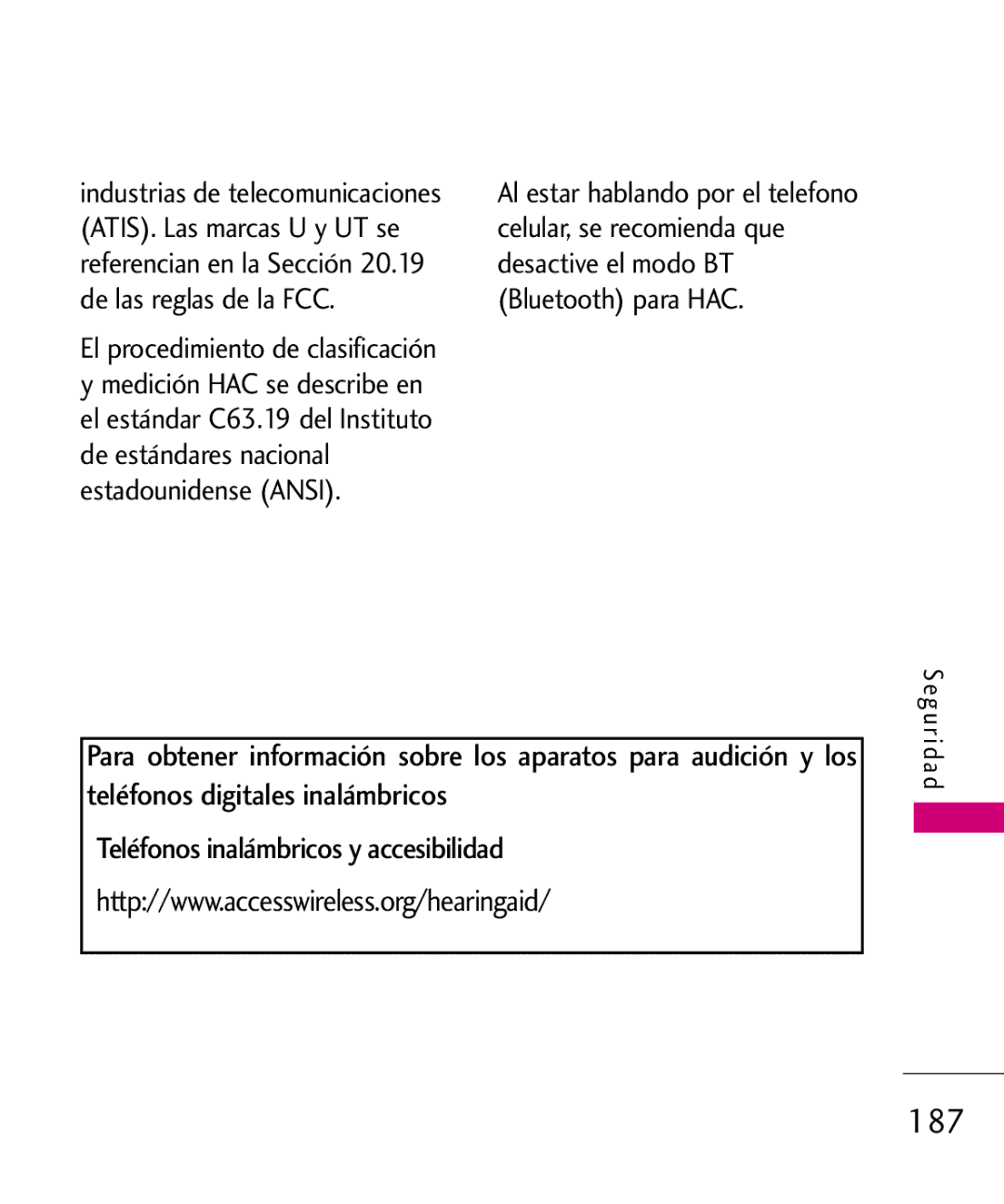 LG Electronics 8575 manual 187 