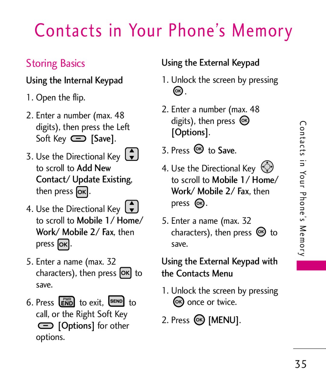 LG Electronics MMBB0370601(1.0), 9250 manual Storing Basics, Soft Key Save, Press Menu 