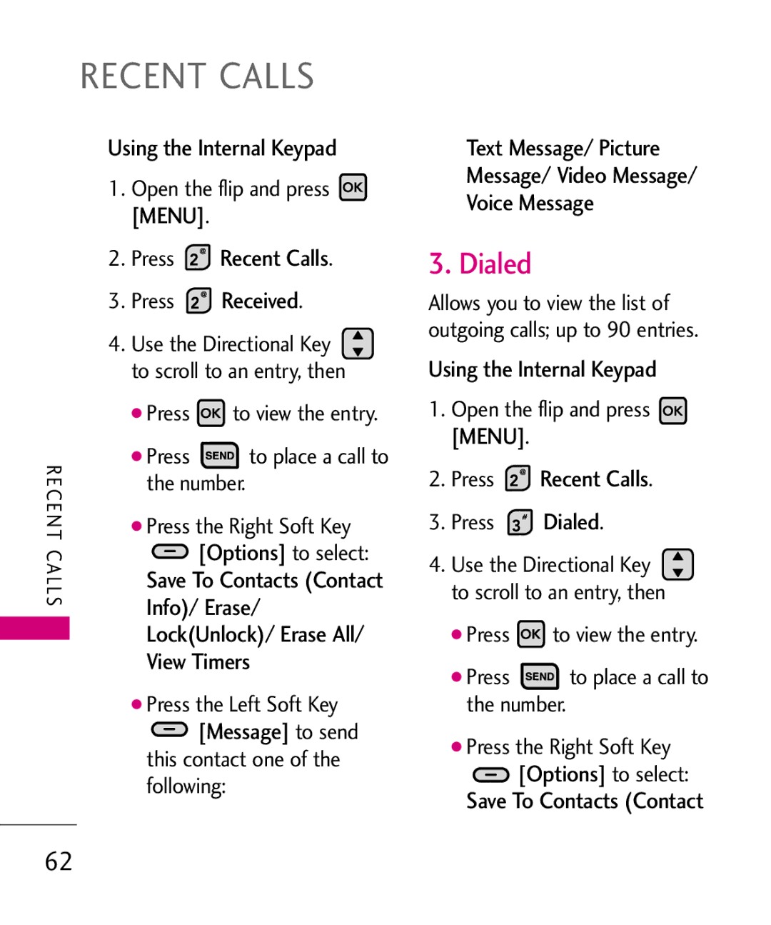 LG Electronics 9250, MMBB0370601(1.0) manual Dialed 