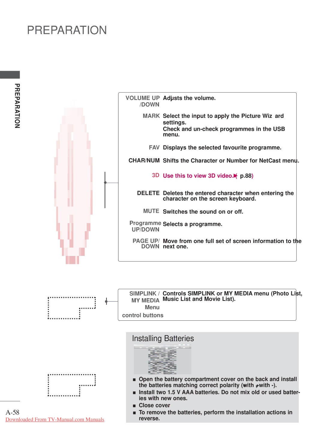 LG Electronics A-27 owner manual Batteries matching correct polarity +with +,-with, Ies with new ones 