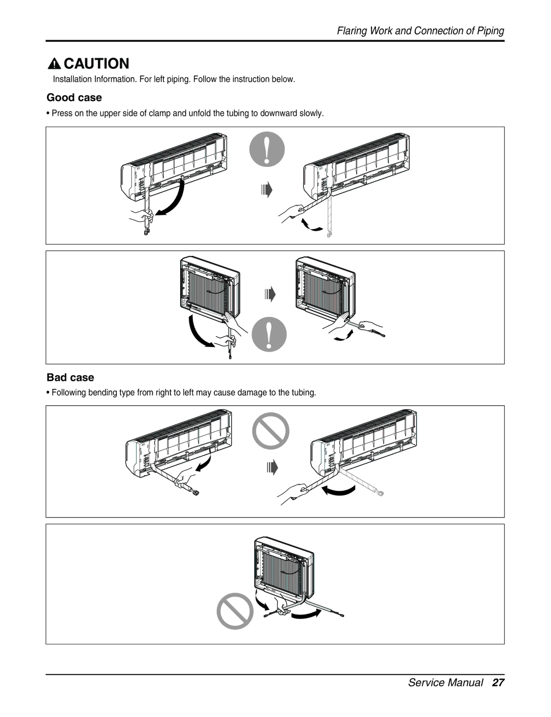 LG Electronics AMNH093APM0(LMAN090HNS), AMNH123APM0(LMAN120HNS), A2UC243FA0 (LMU240CE) service manual Good case, Bad case 