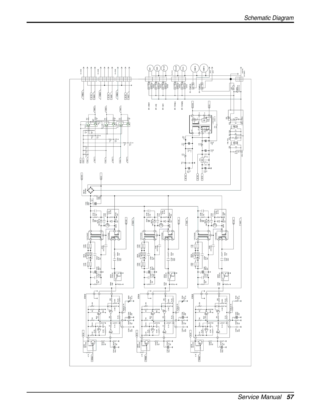 LG Electronics A2UC243FA0 (LMU240CE), AMNH123APM0(LMAN120HNS), AMNH123DEA0 (LMN120HE) RY-4WAY RY-LIQ RY-GAS RY-FANL RY-FANH 