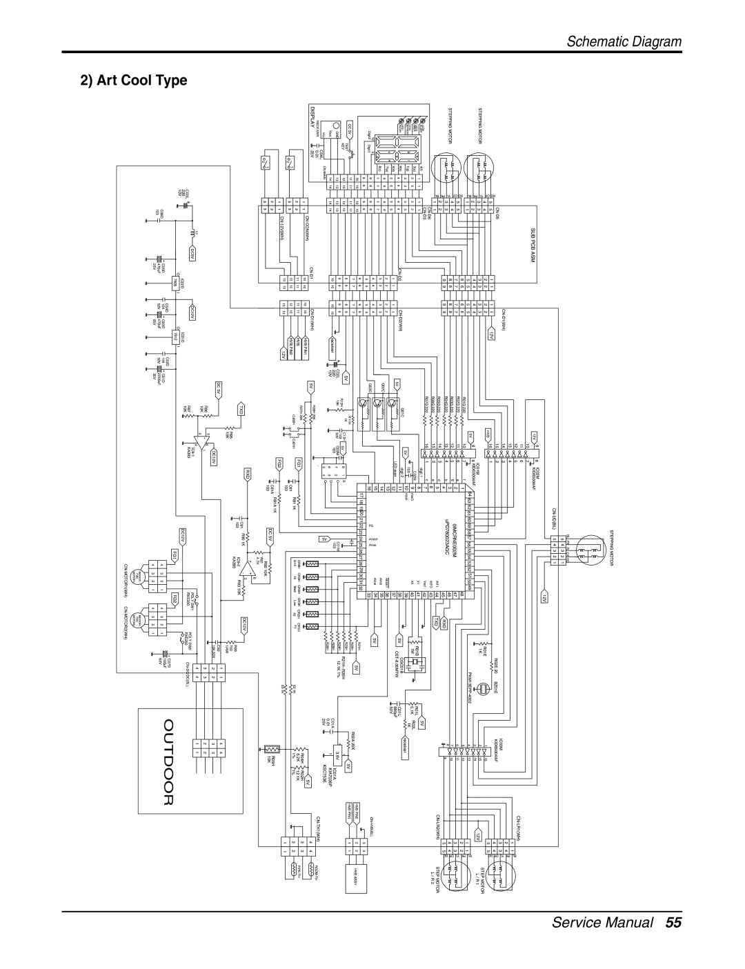 LG Electronics AMNH093APM0(LMAN090HNS), AMNH123APM0(LMAN120HNS) service manual Diagram, Manual, Schematic, Service, Outdoor 