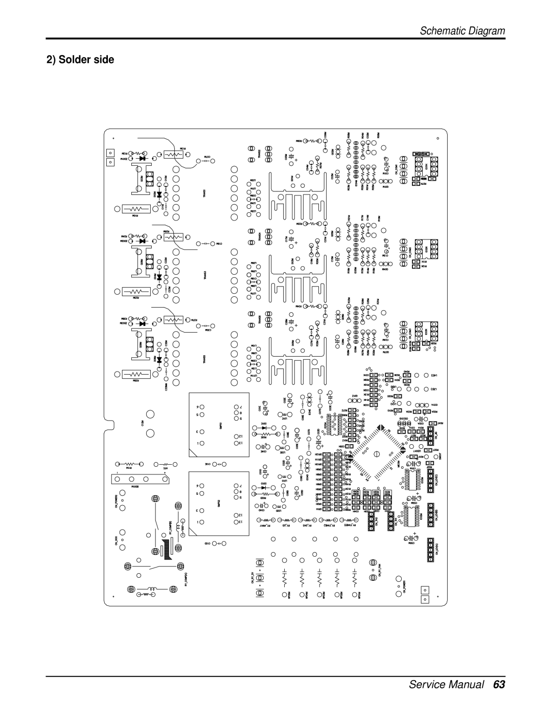 LG Electronics AMNC123APM0(LMAN120CNS), AMNH123DEA0(LMN120HE), AMNC123DEA0(LMN120CE), AMNC093D4A0(LMN090CE) Solder side 