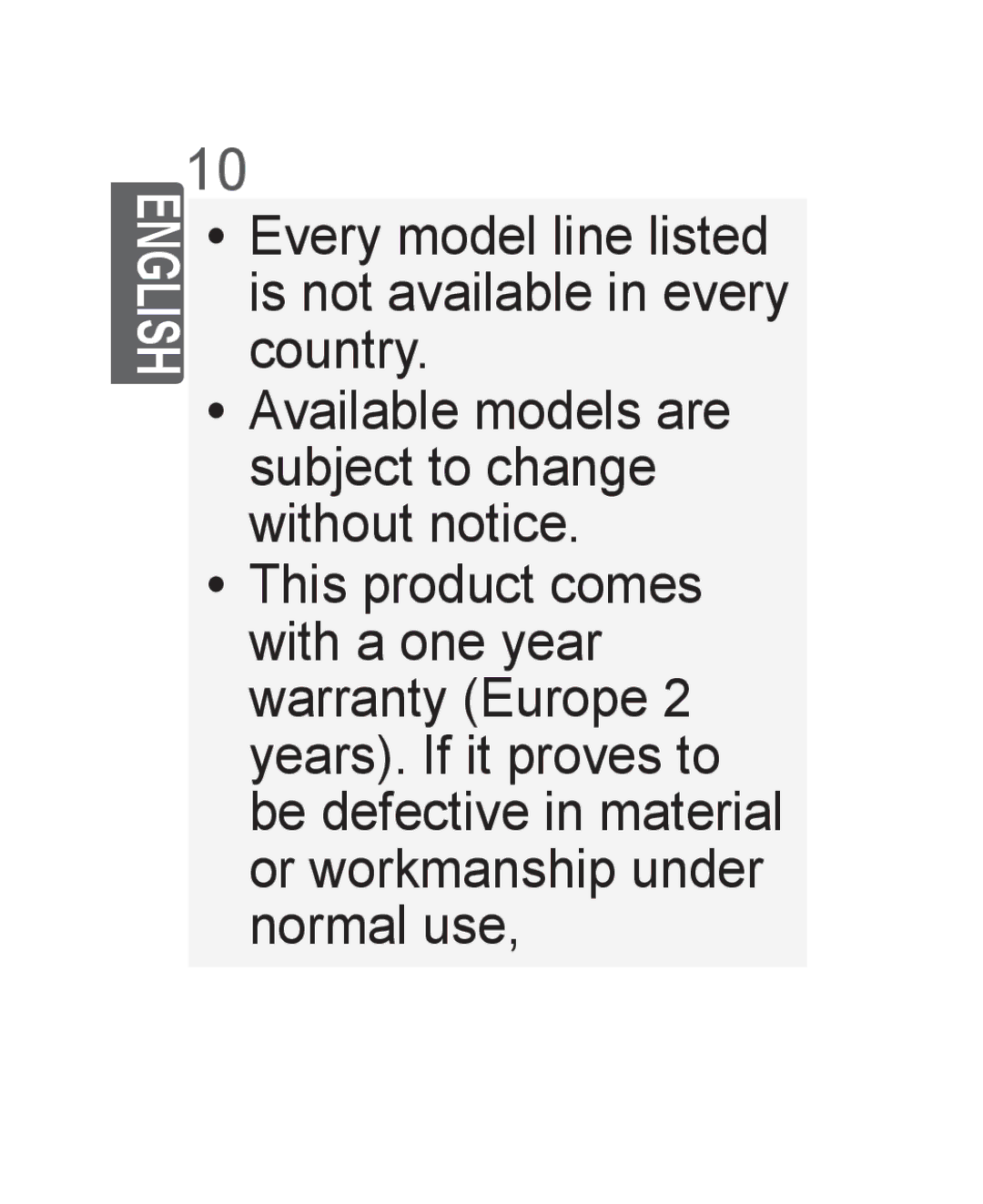 LG Electronics AN-WF500 owner manual Yy Every model line listed is not available in every country 