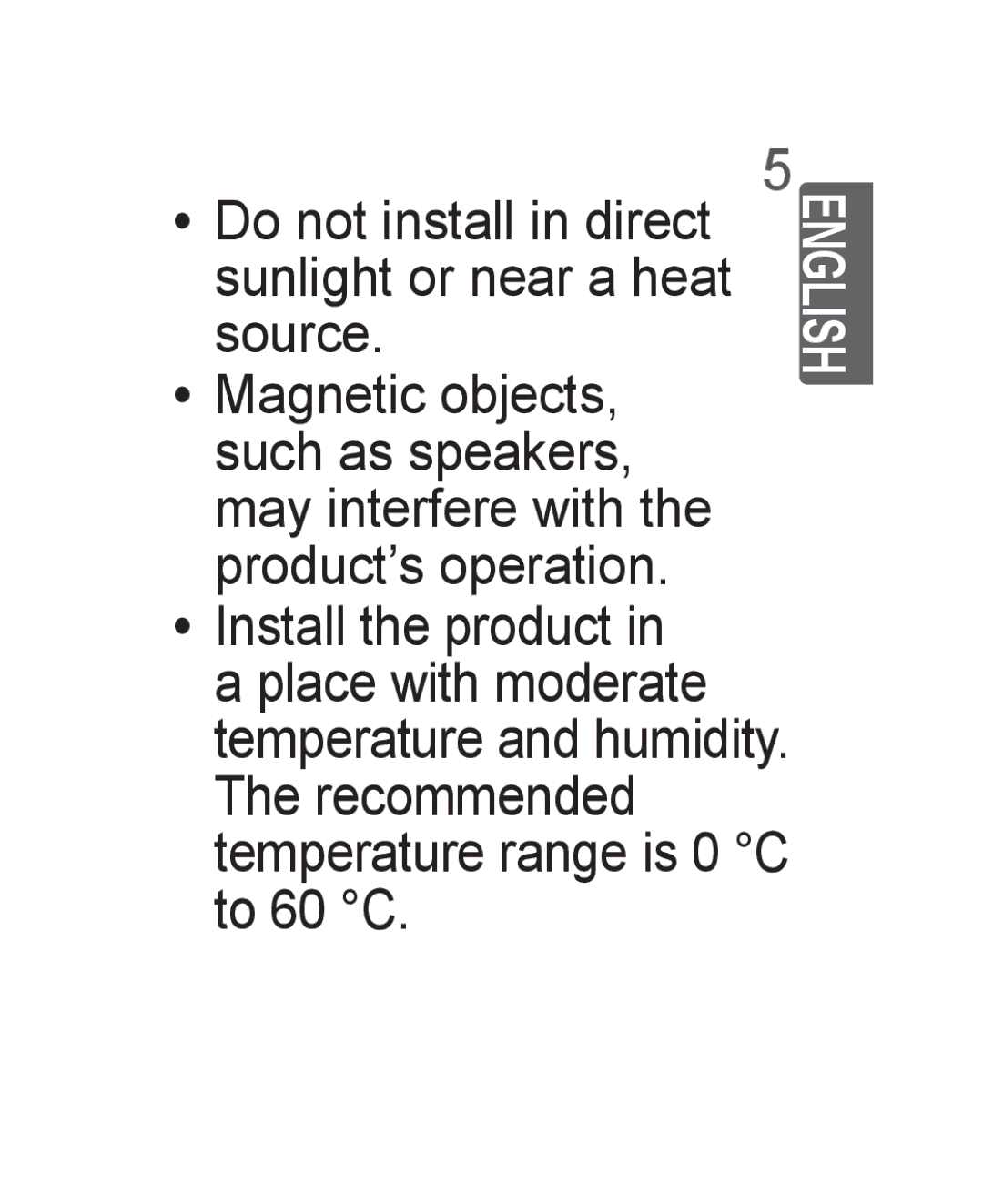 LG Electronics AN-WF500 owner manual Yy Do not install in direct sunlight or near a heat source 