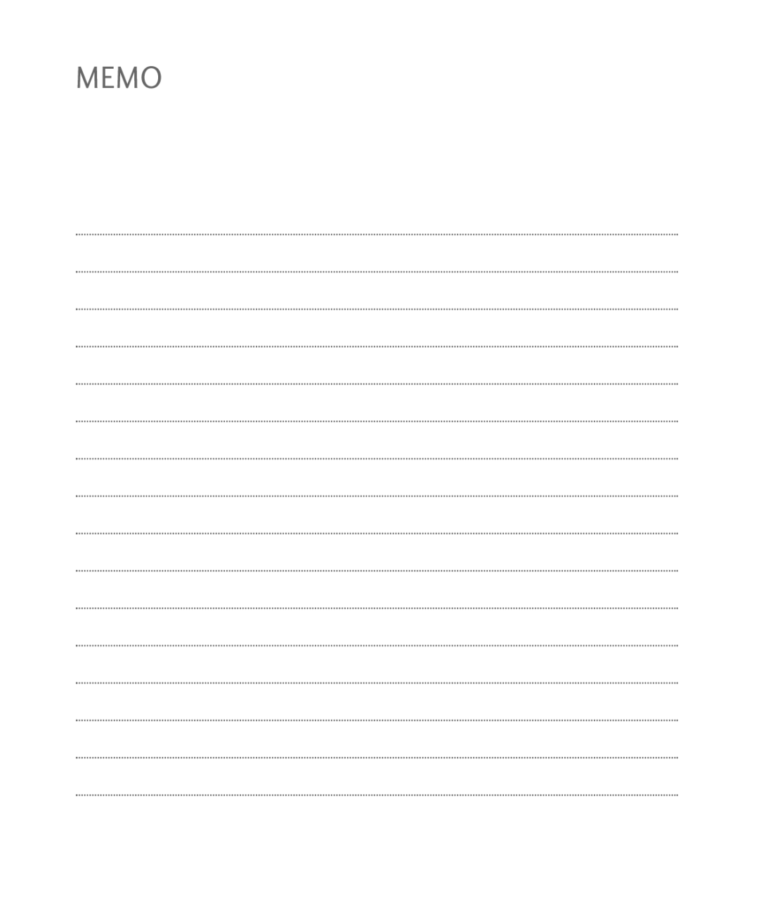 LG Electronics AN510 manual Memo 