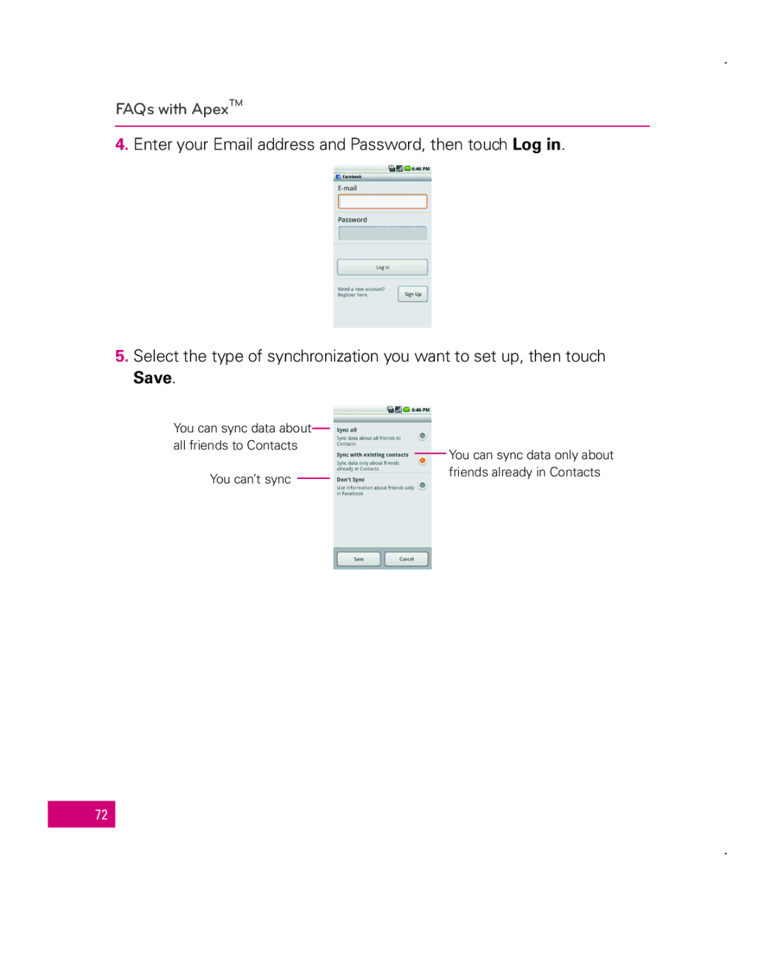 LG Electronics MFL67006501(1.0) manual FAQs with ApexTM 