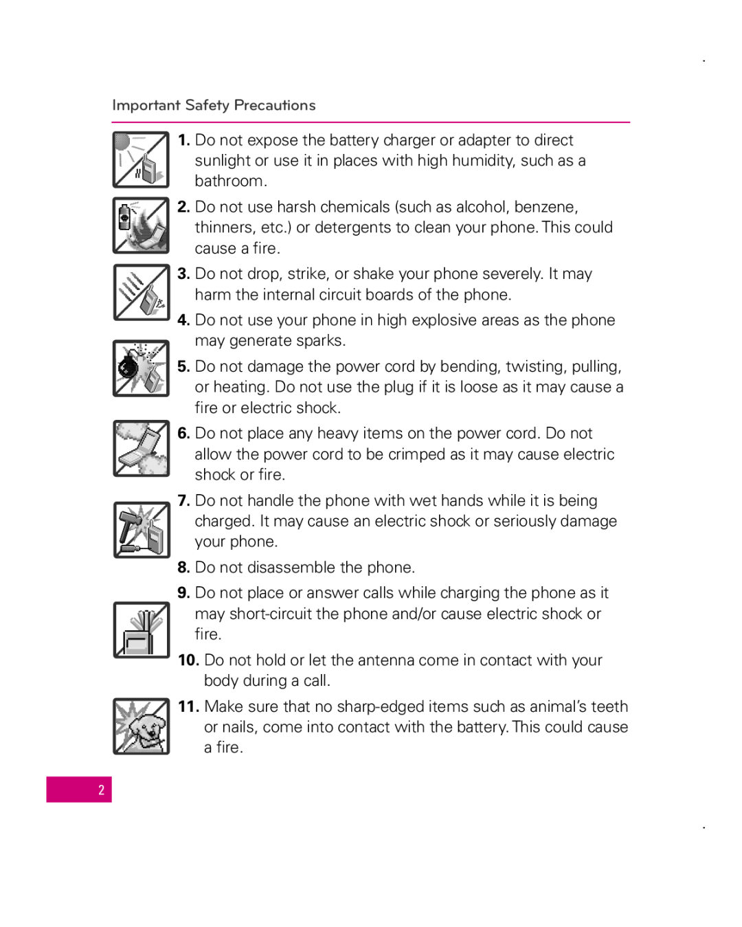 LG Electronics MFL67006501(1.0), Apex manual Important Safety Precautions 