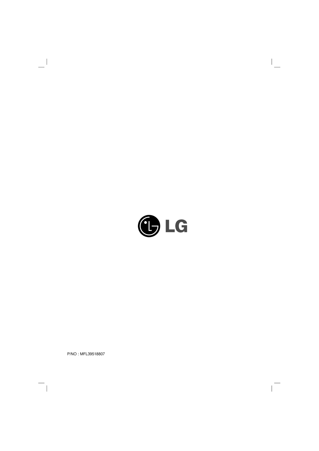 LG Electronics AR702BR, AR702NS, AR702TT, AR702TS owner manual No MFL39518807 