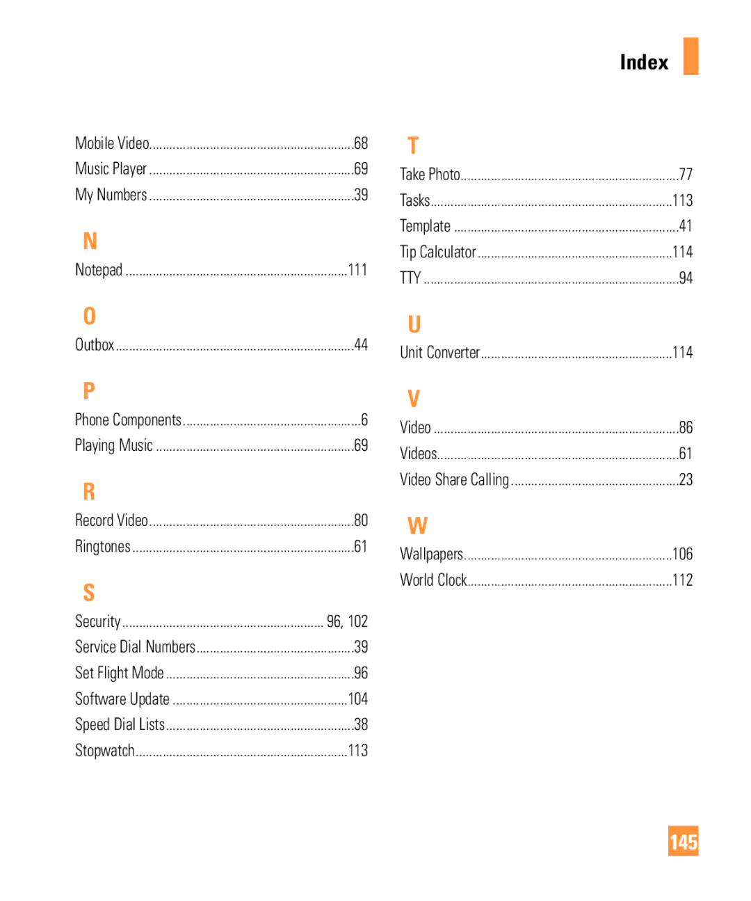 LG Electronics ARENA manual 145 