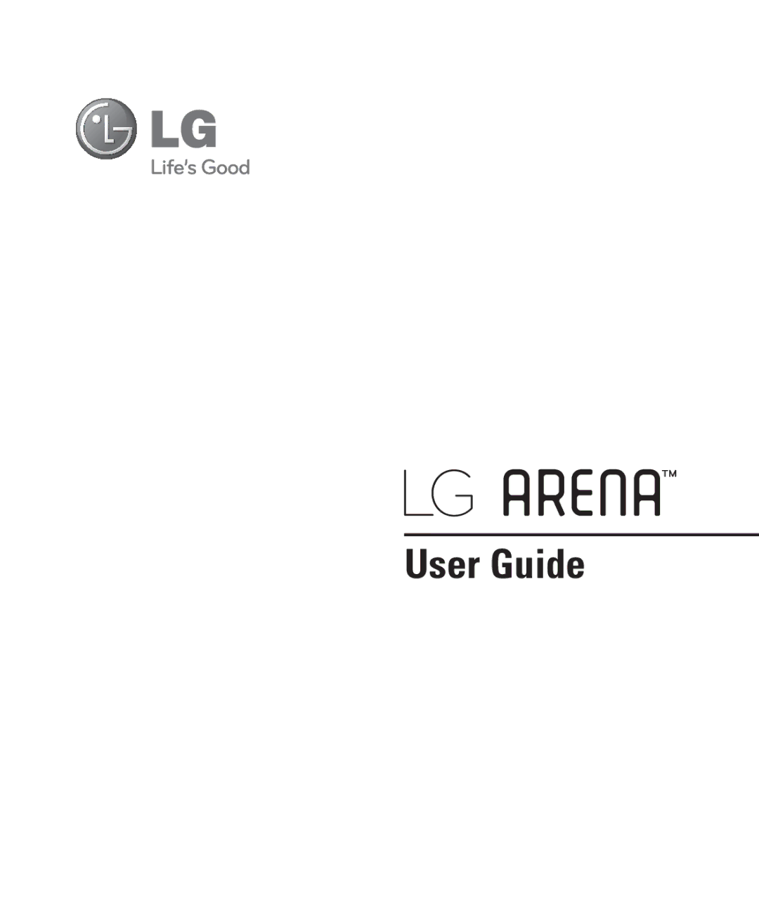 LG Electronics ARENA manual User Guide 