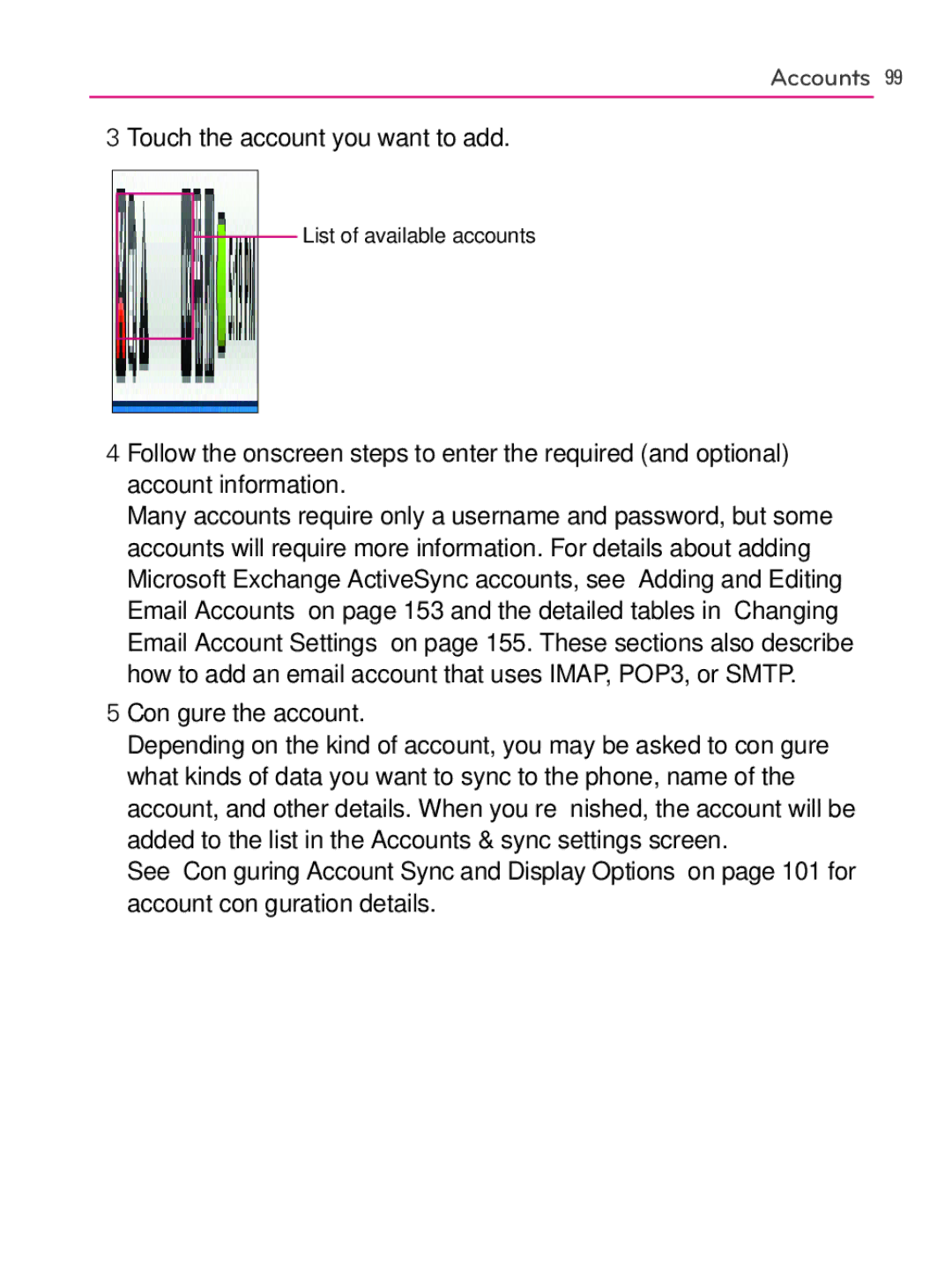 LG Electronics AS740, MFL66990402(1.0) owner manual Touch the account you want to add 