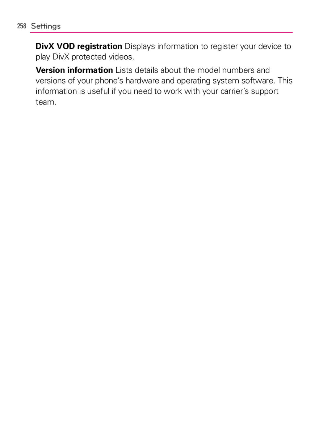 LG Electronics MFL66990402(1.0), AS740 owner manual Settings 