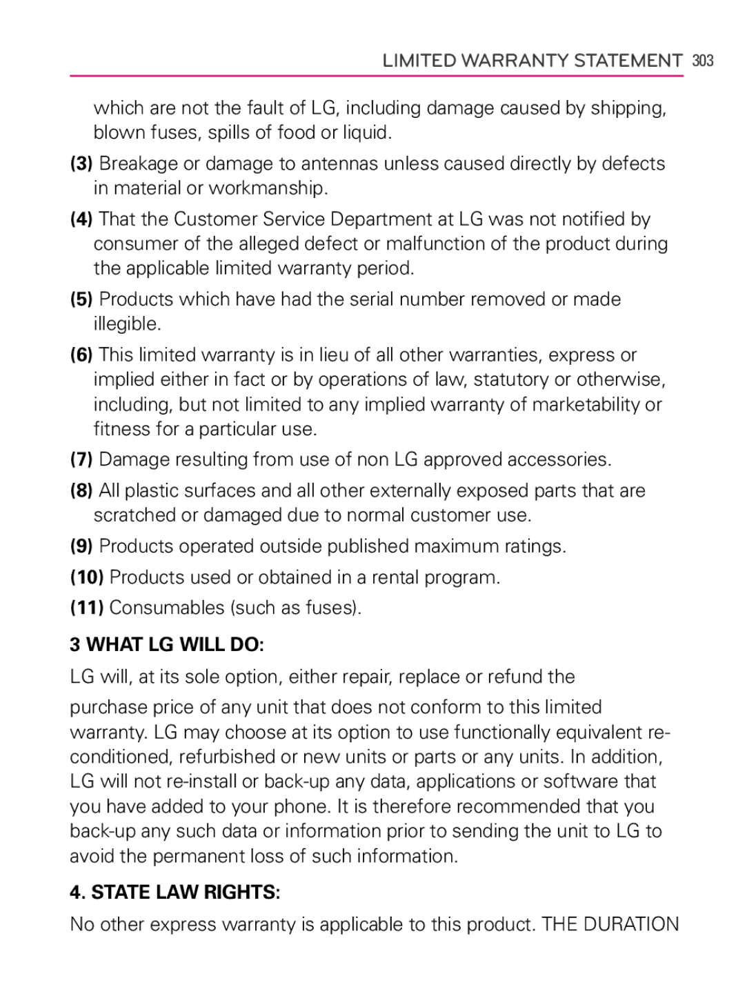 LG Electronics AS740, MFL66990402(1.0) owner manual What LG will do 