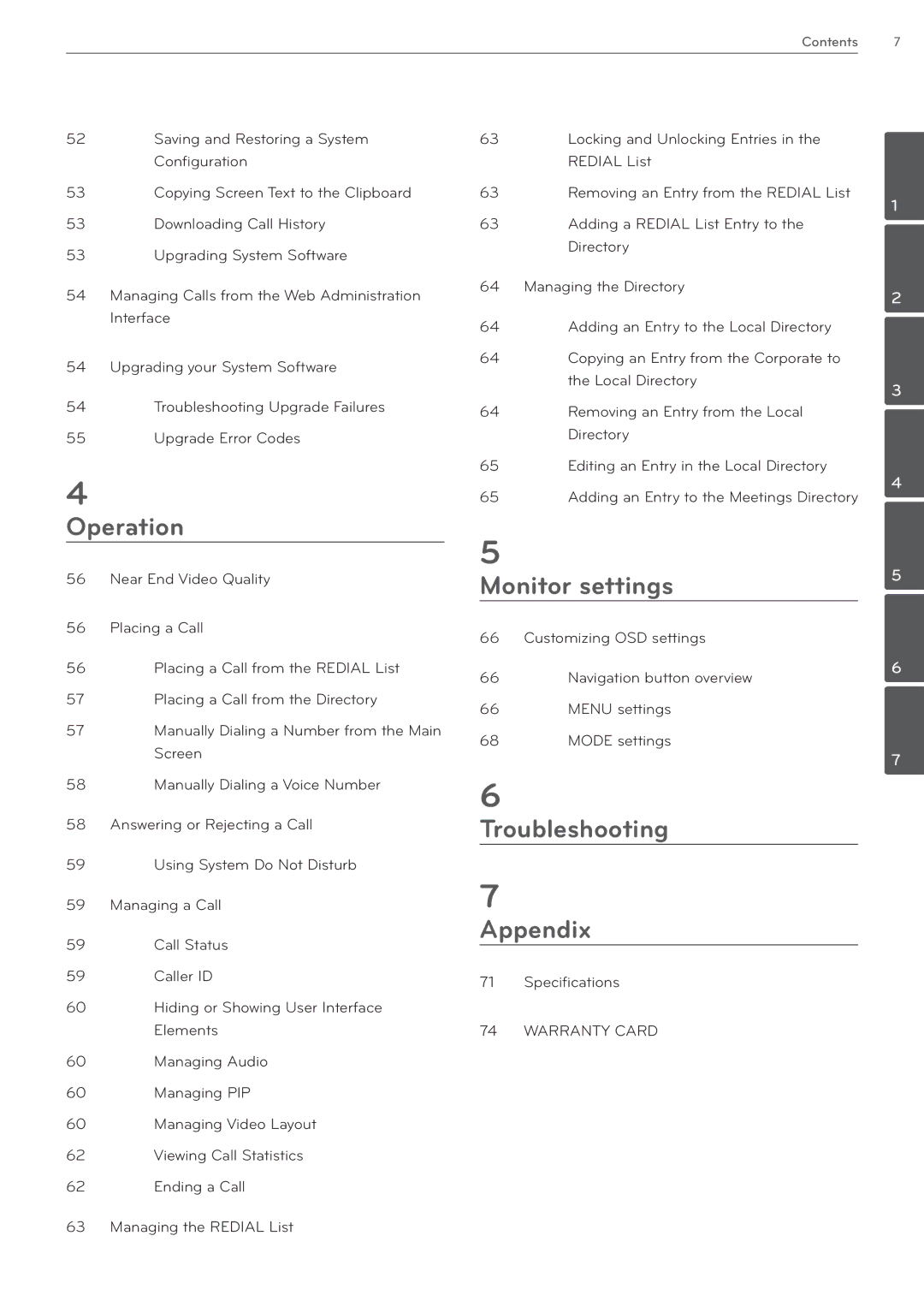 LG Electronics AVS2400 Customizing OSD settings, Navigation button overview, Menu settings, Mode settings, Specifications 