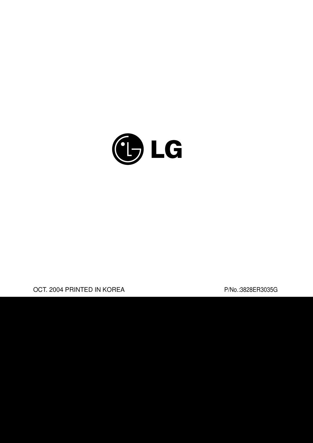 LG Electronics AWD-14312(7)RD, AWD-12312(7)RD service manual No.3828ER3035G 