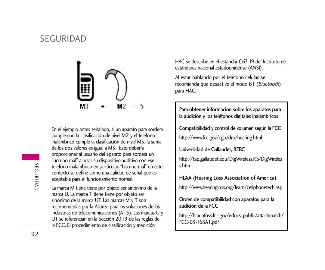 LG Electronics AX245 manual Hlaa Hearing Loss Association of America 